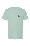 Hanging Monkey Heather Short Sleeve Light-Colored T shirt