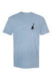 Hanging Monkey Heather Short Sleeve Light-Colored T shirt