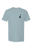 Hanging Monkey Heather Short Sleeve Light-Colored T shirt