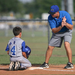How can I teach my son to hit baseball